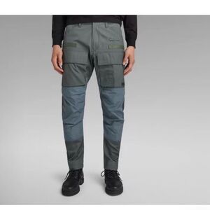 G-Star Men's Two-Tone Cargo Pants - Dark Gray and Blue sz 34 inseam 32